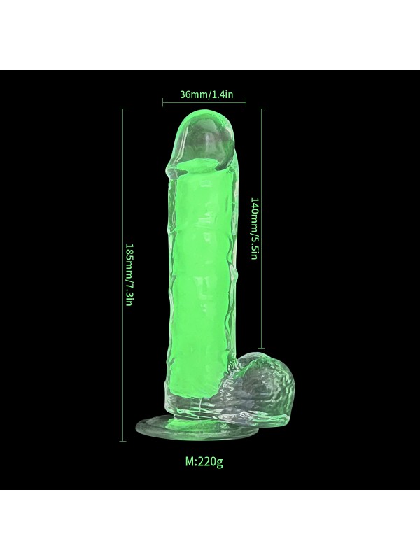 D-14 FOSFORLU DİLDO 18.5 X 3.6 FD-1&hellip;