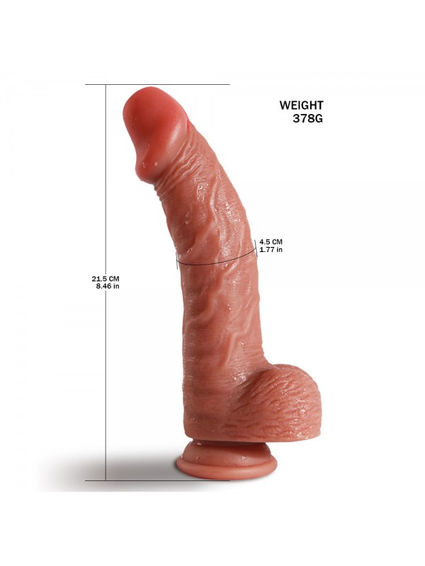 SİLİKON DİLDO 21,5 CM &hellip;