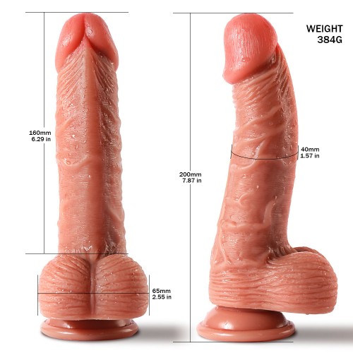 SİLİKON DİLDO 20 CM &hellip;