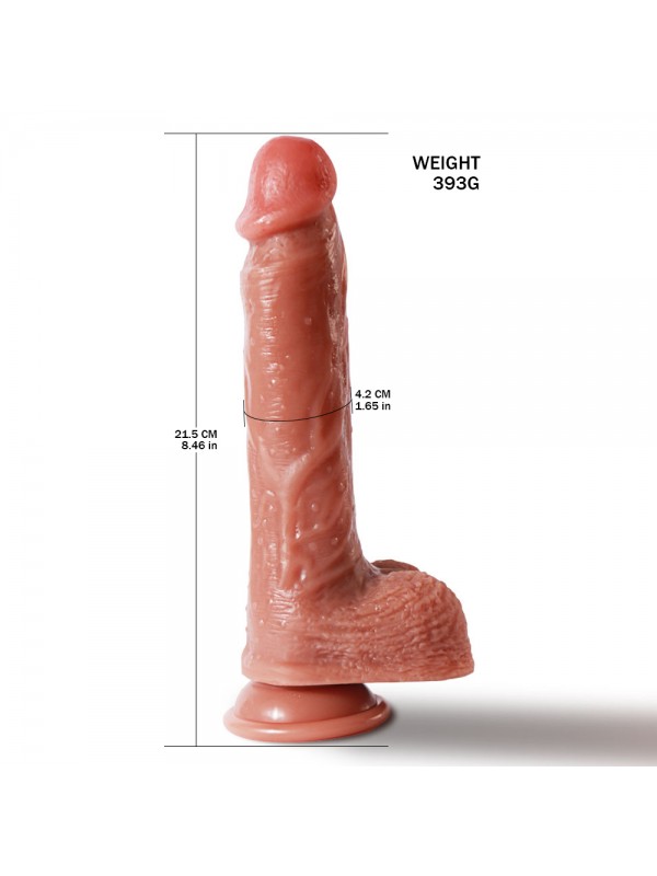 21,5 CM SİLİKON DİLDO… 21,5 CM SİLİKON DİLDO…